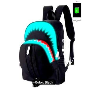 Shark Themed Waterproof Backpack